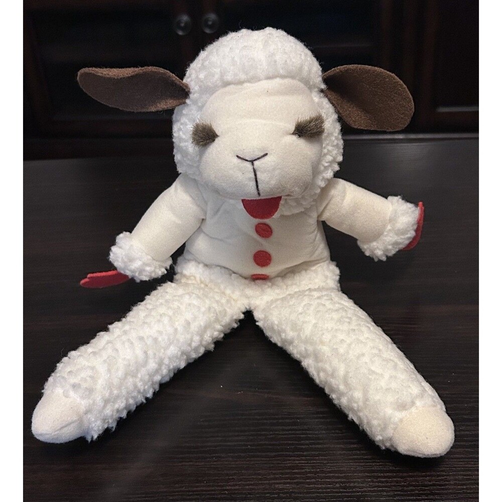 Vtg 1992 Shari Lewis Lamb Chop Hand Puppet Plush 18” Long Legs Stuffed Toy 70190